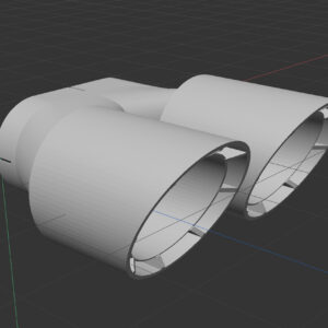 3D Printable Alpine A110 Exhaust Tips